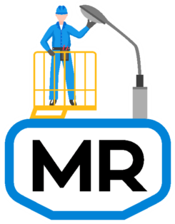 logo servicios de alumbrado público mr lite
