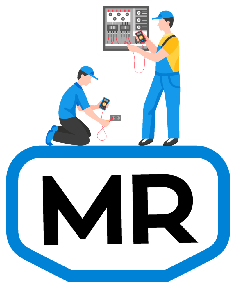logo servicios de mantenimiento mr