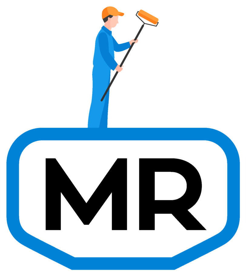 logo servicios de pintura mr
